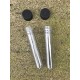 Preform / Petling Geocaching Tubes (CLEAR tube with BLACK cap) 13cm long